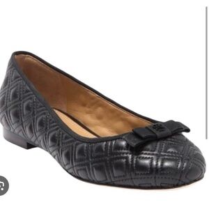 Elegant Black Quilted Women's Flats